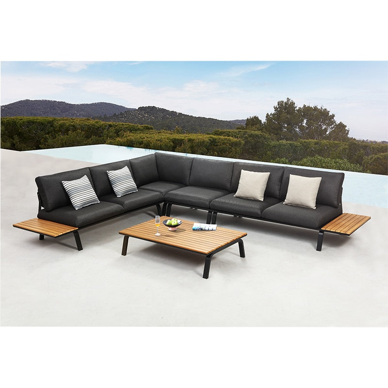 Higold Punto III. kültéri sarokkanapé garnitúra, 5 személyes