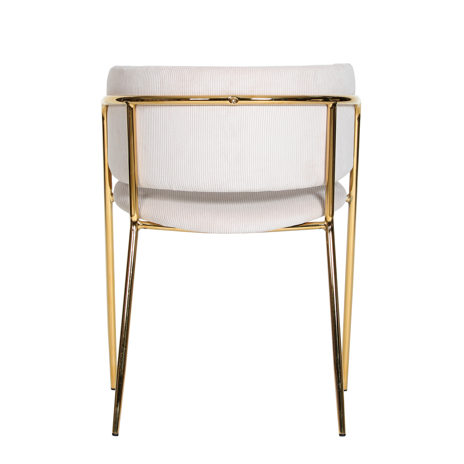 KL Mia étkezőszék bézs színben -kordbársony