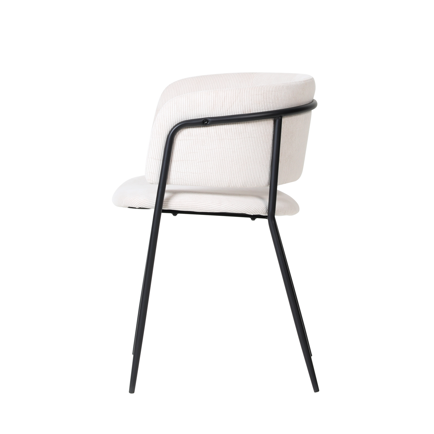 KL Liam étkezőszék bézs színben -kordbársony