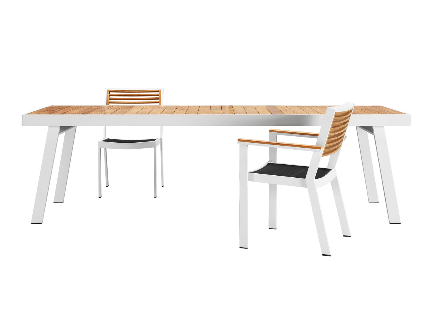 Higold York kerti étkezőszett, 10 személyes - fehér