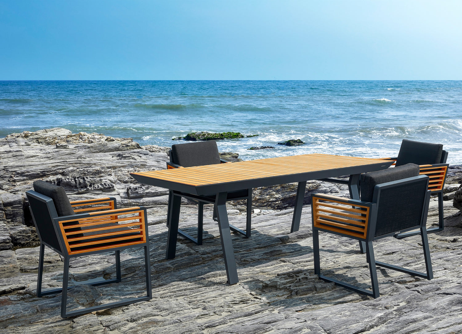 Higold New York kerti étkezőszett, 6 személyes