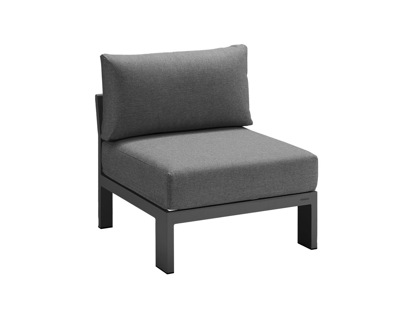 Higold Borromeo kültéri sarokkanapé garnitúra, 5 személyes - fekete