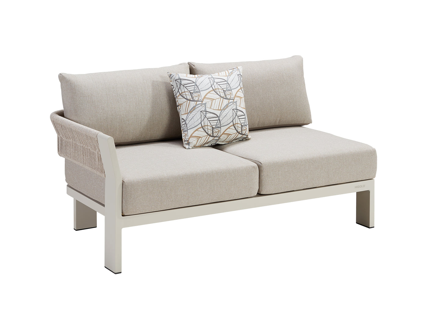 Higold Borromeo kültéri sarokkanapé garnitúra, 5 személyes - bézs