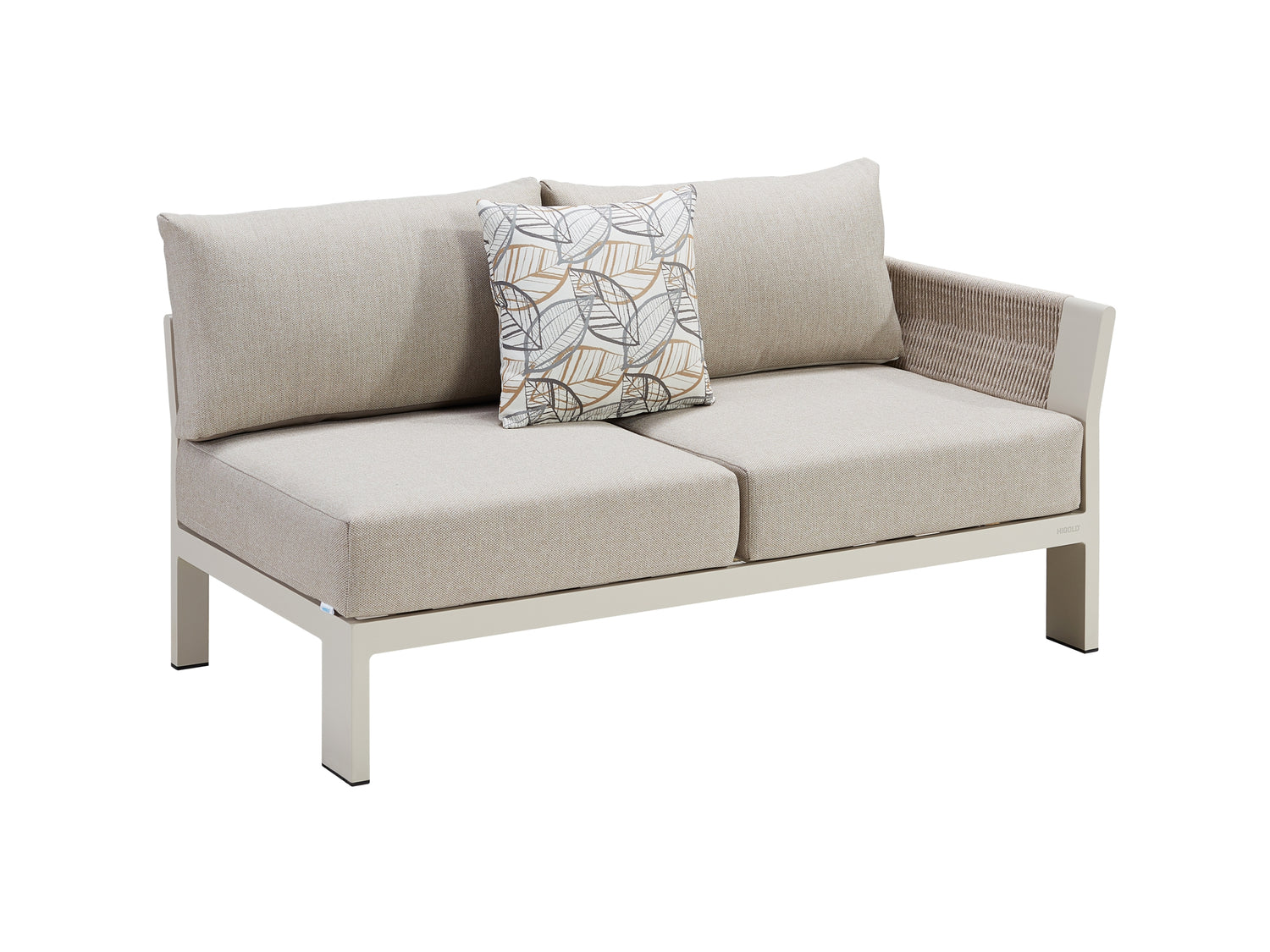 Higold Borromeo kültéri sarokkanapé garnitúra, 5 személyes - bézs