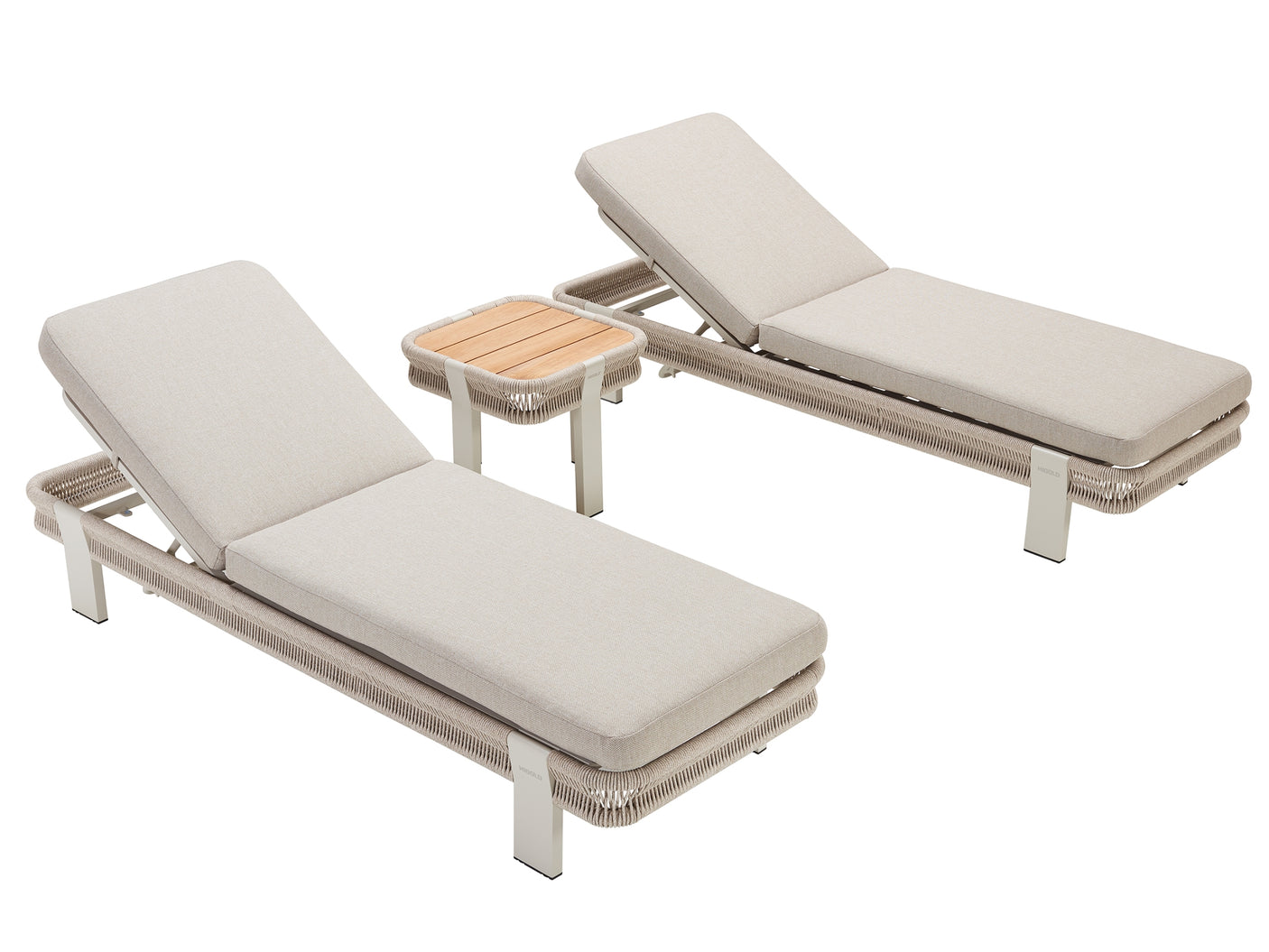 Higold Borromeo napozóágy szett, bézs