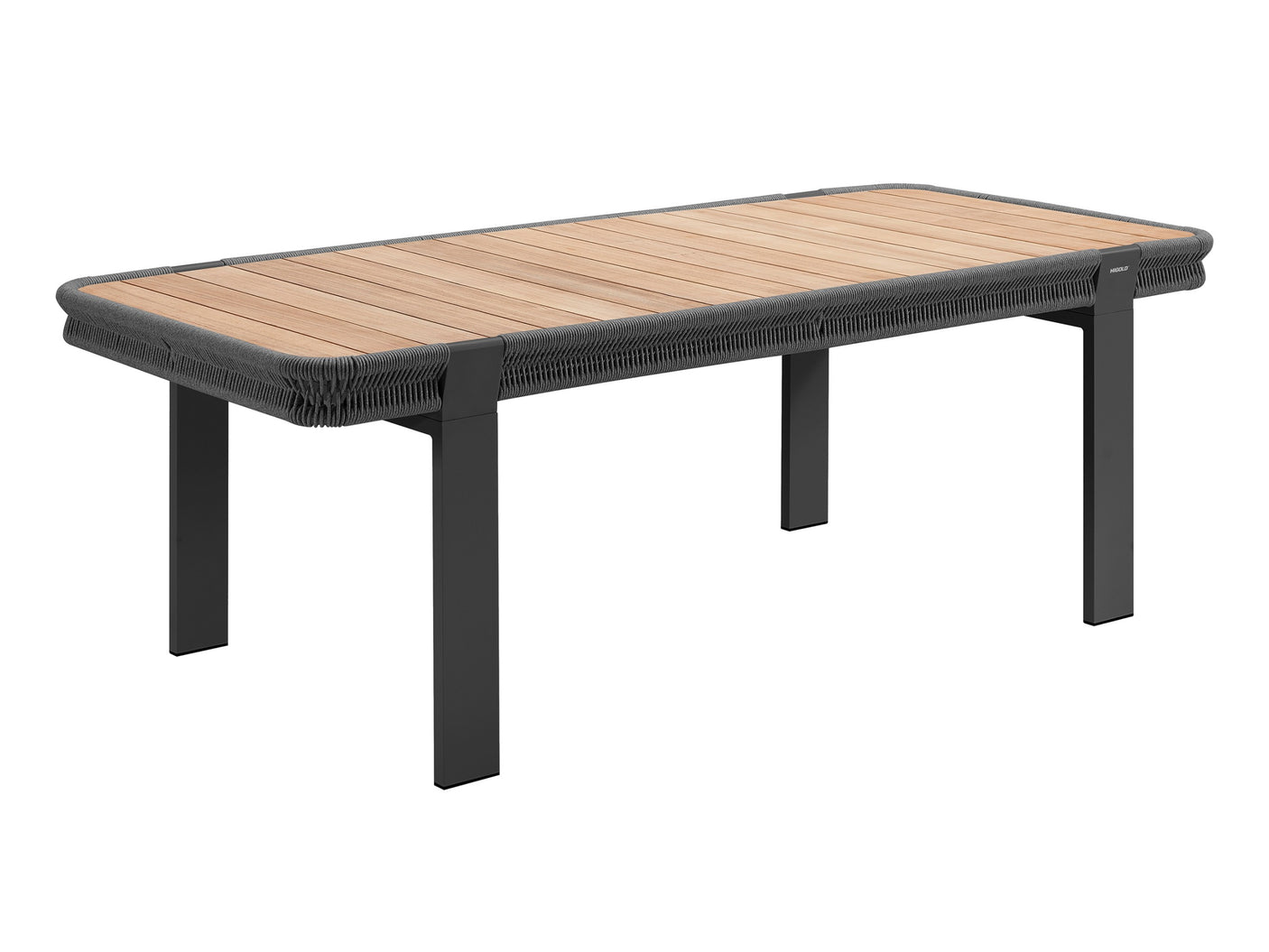 Higold Borromeo kerti étkezőszett, 6személyes - fekete