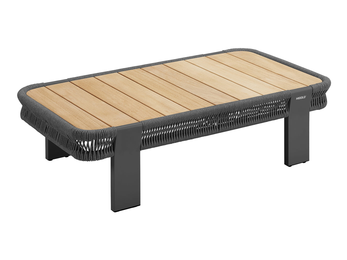 Higold Borromeo kerti ülőgarnitúra, 5 személyes - fekete