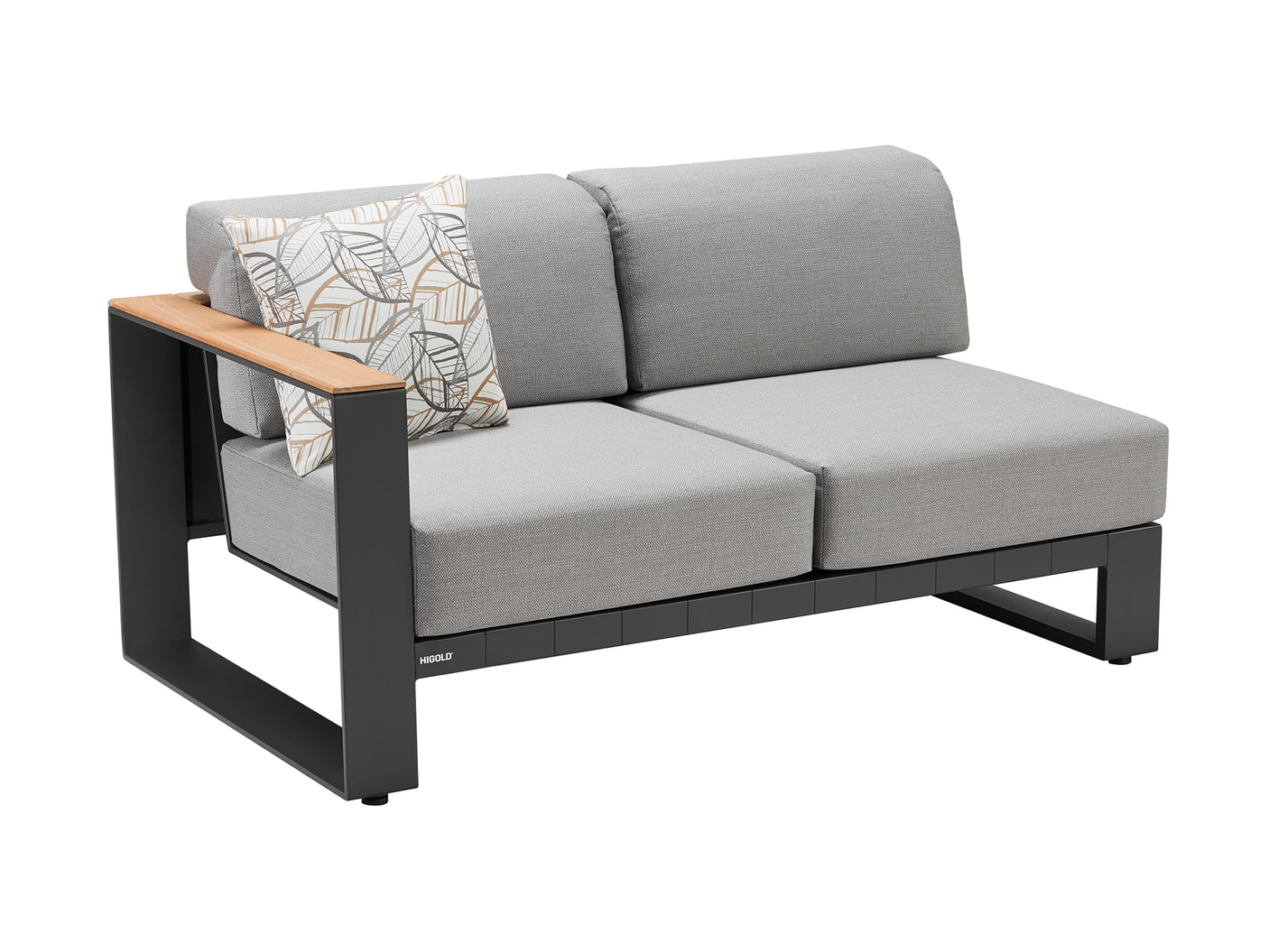 Higold Cambusa kültéri sarokkanapé garnitúra, 5 személyes - antracit