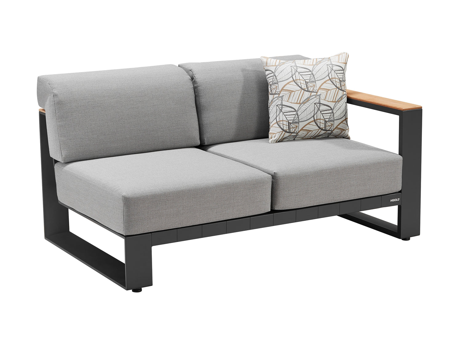 Higold Cambusa kültéri sarokkanapé garnitúra, 5 személyes - antracit