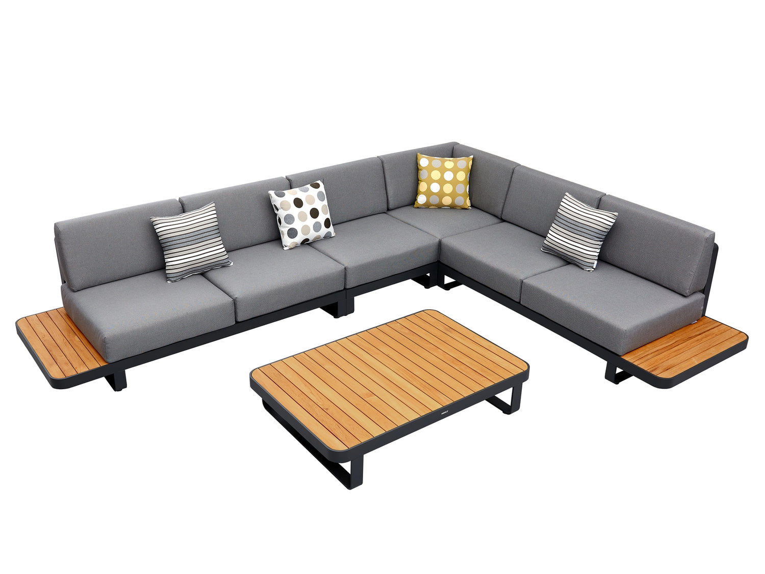 Higold New Polo kültéri sarokkanapé garnitúra, 5 személyes