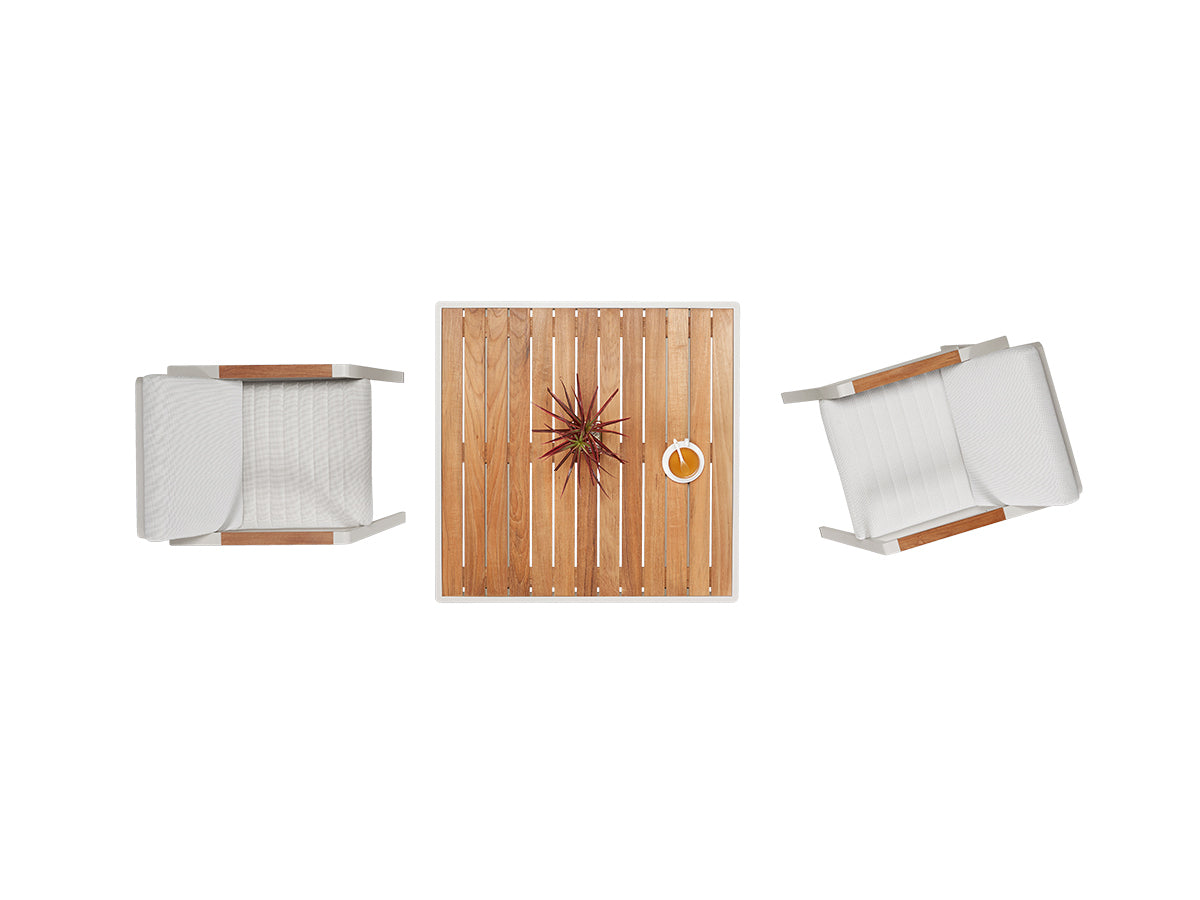 Higold Nofi kerti étkezőszett, 4 személyes - fehér