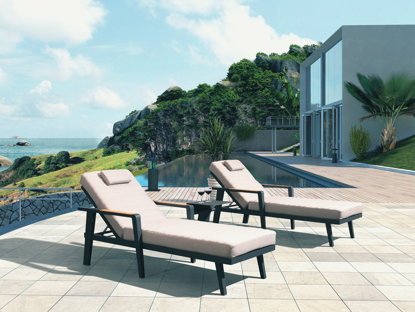 Higold Emoti napozóágy szett