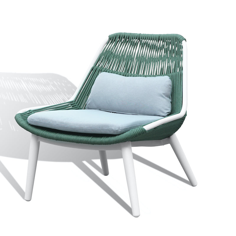 Grattoni Como kerti garnitúra 4 személyes, zöld színben