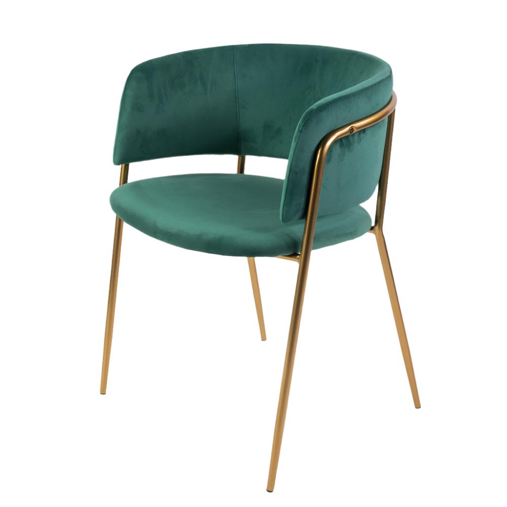 Mia étkezőszék zöld színben