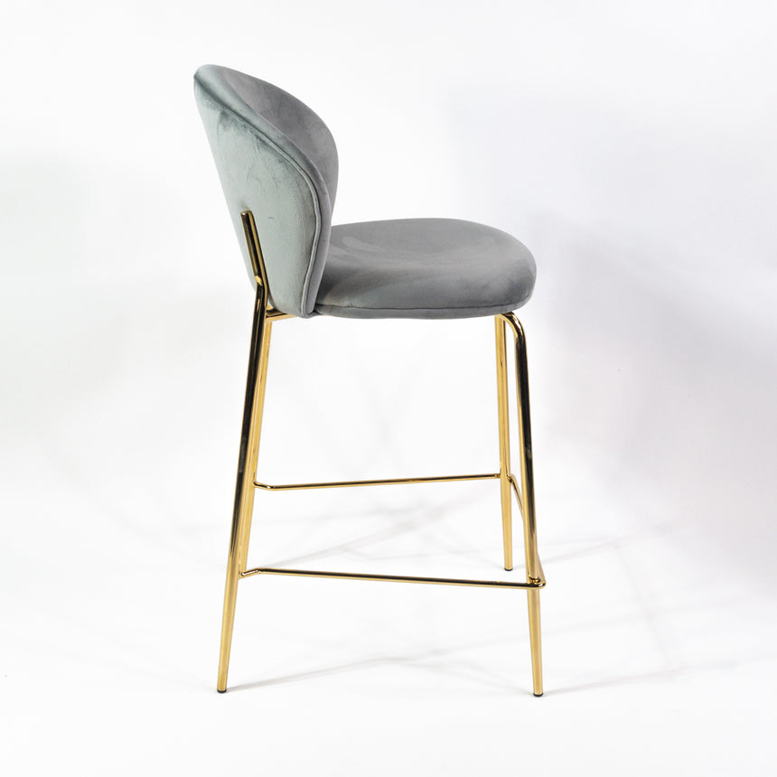 KL Lily kényelmes bárszék 65 cm szürke színben