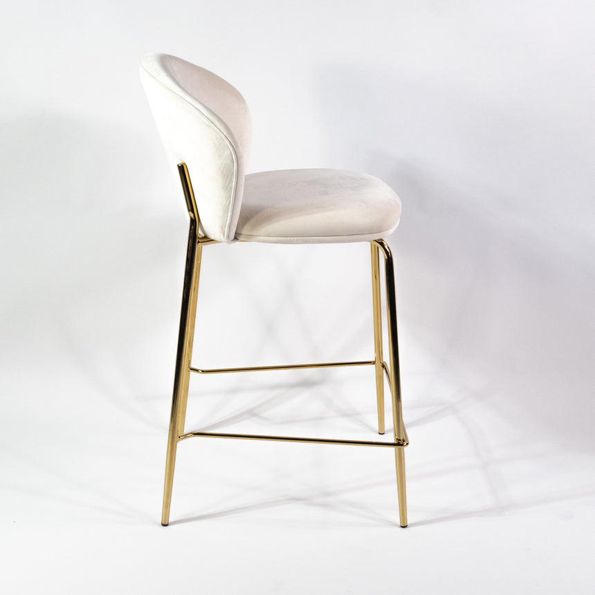 KL Lily kényelmes bárszék 65 cm krém színben