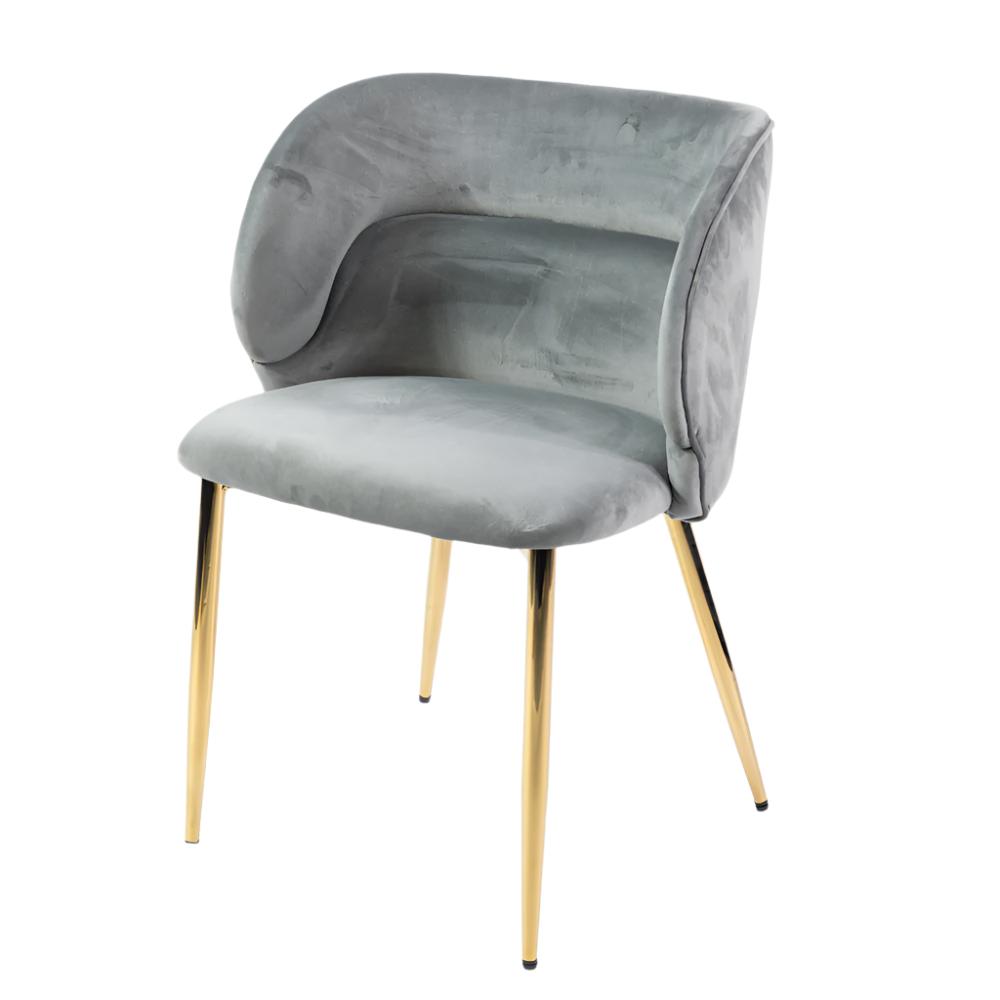 KL Violet erősített étkezőszék szürke színben