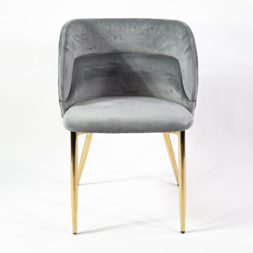 KL Violet erősített étkezőszék szürke színben