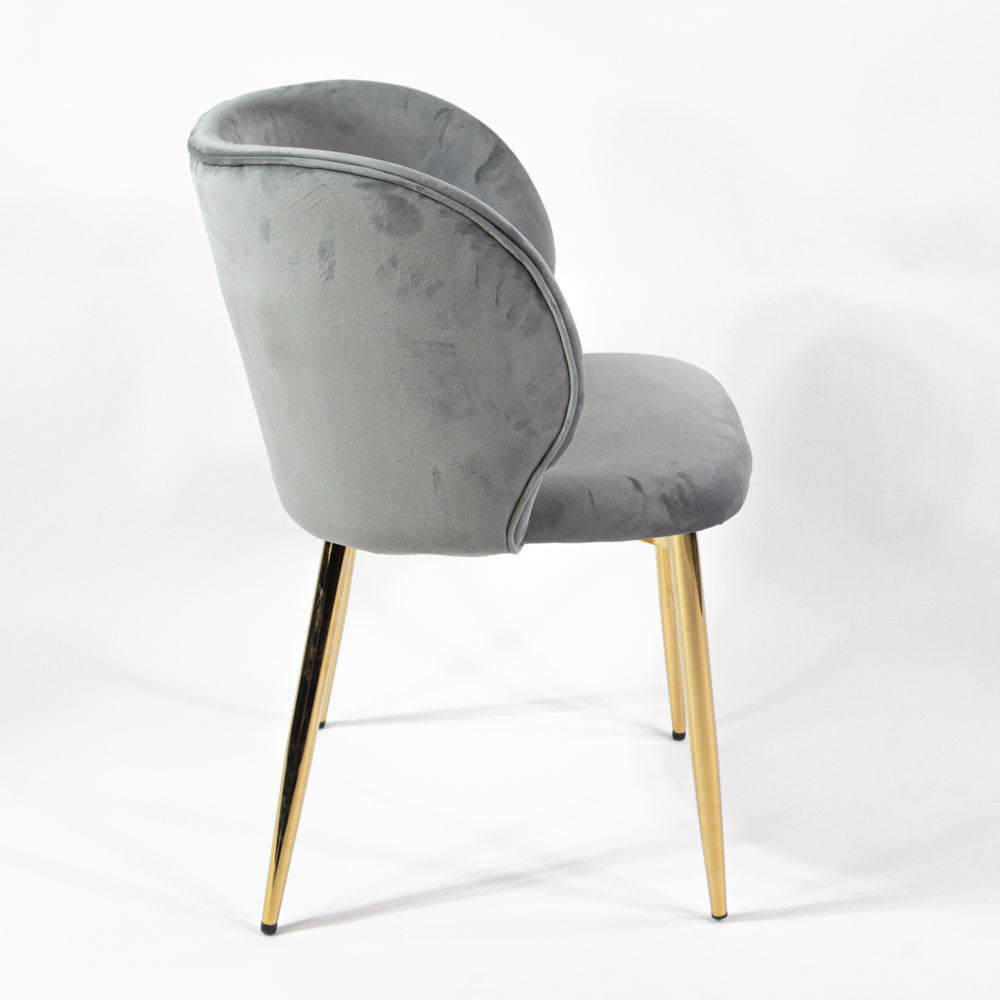 KL Violet erősített étkezőszék szürke színben