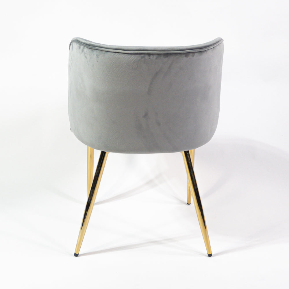 KL Violet erősített étkezőszék szürke színben