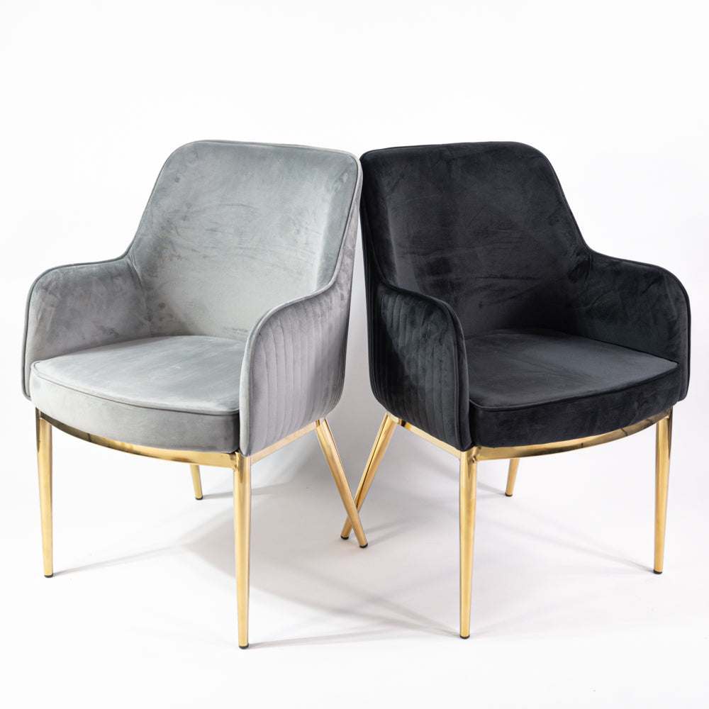 KL Nolan prémium étkezőszék szürke színben