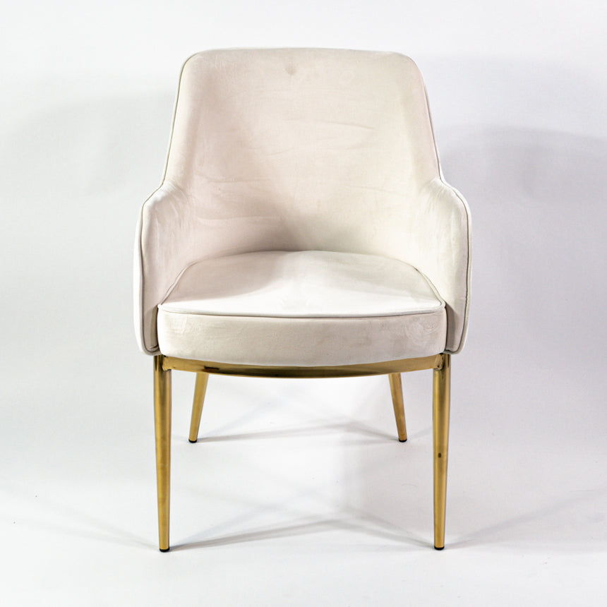 KL Nolan prémium étkezőszék krém színben