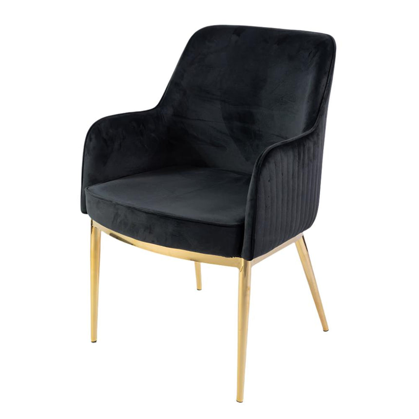 KL Nolan prémium étkezőszék fekete színben