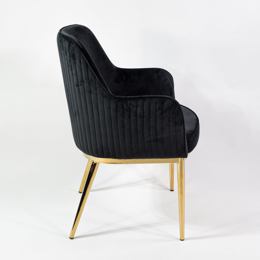 KL Nolan prémium étkezőszék fekete színben