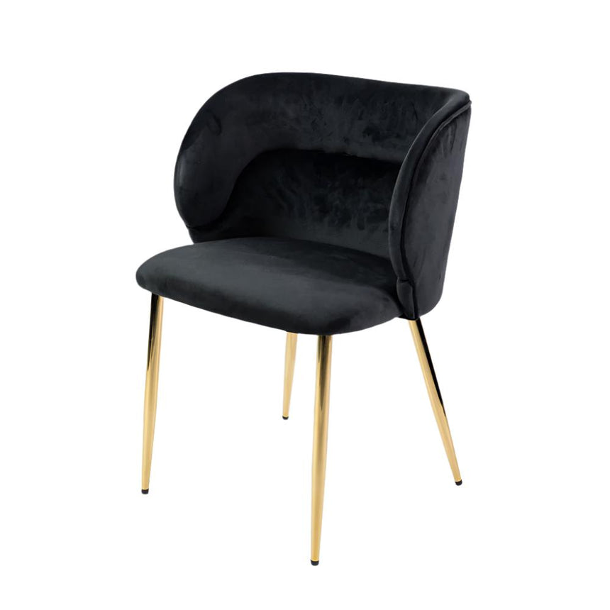 KL Violet erősített étkezőszék fekete színben