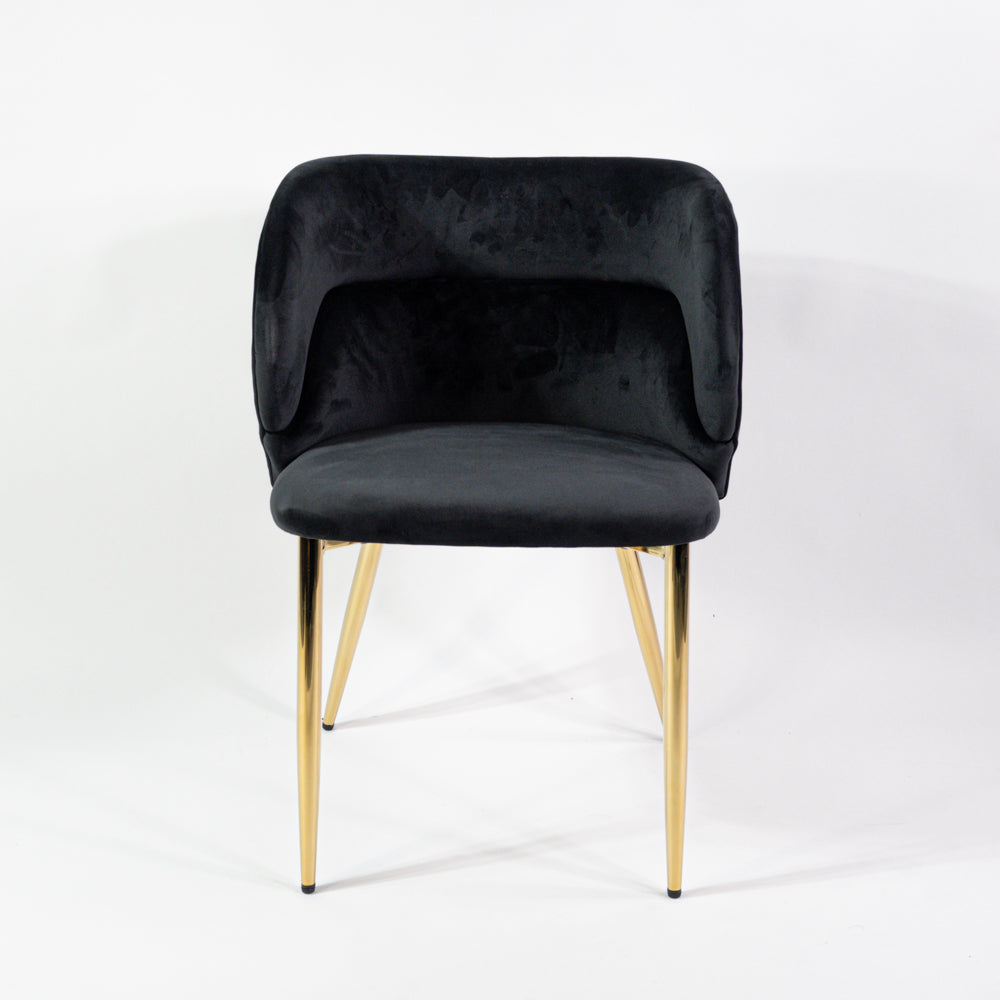 KL Violet erősített étkezőszék fekete színben