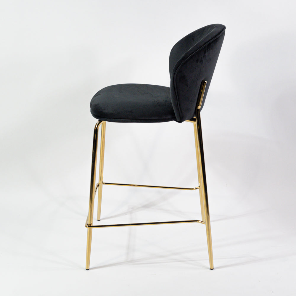 KL Lily kényelmes bárszék 65 cm fekete színben