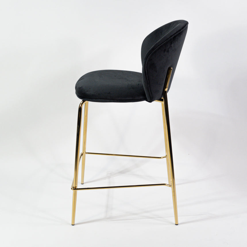 KL Lily kényelmes bárszék 65 cm fekete színben