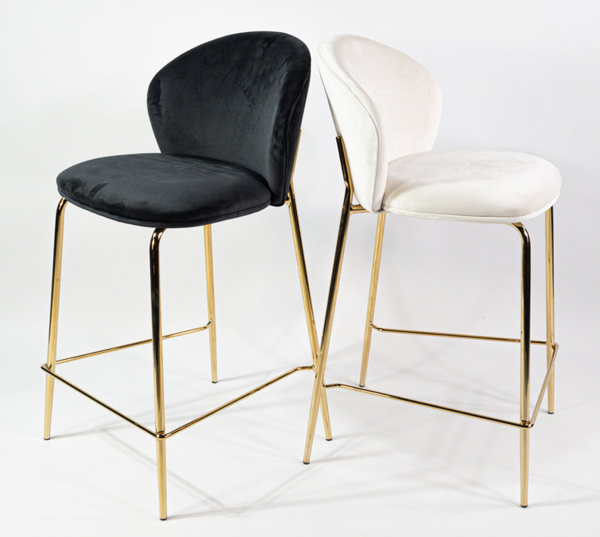 KL Lily kényelmes bárszék 65 cm fekete színben