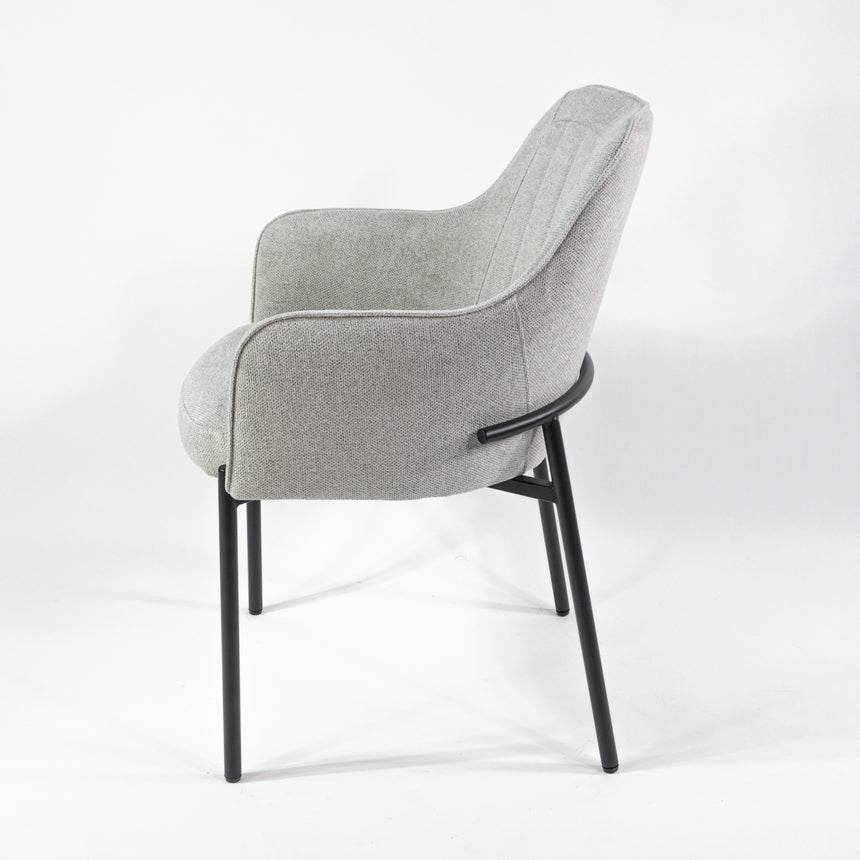 KL Porto prémium étkezőszék, szürke színben