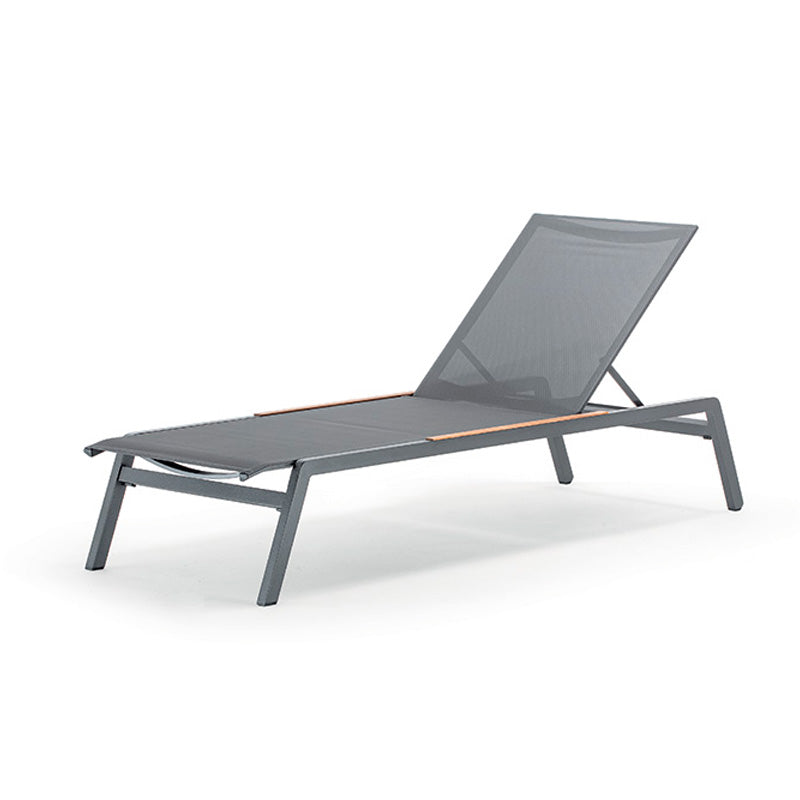 Grattoni Alpha napozóágy, antracit