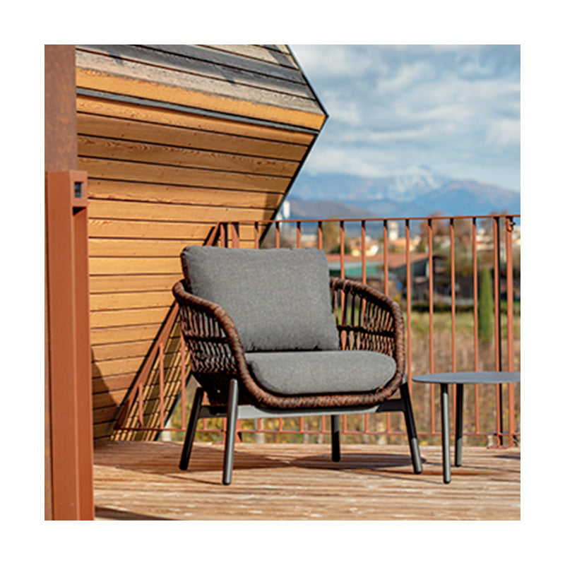 Grattoni Elba kerti garnitúra 4 személyes barna színben