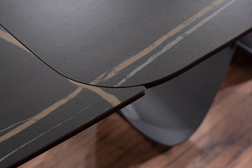 LA Infinity black bővíthető étkezőasztal (160-240)