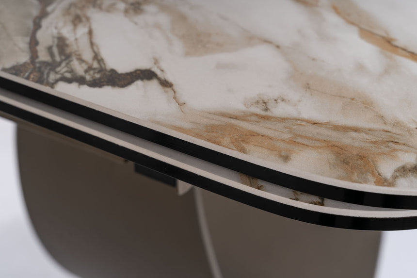 LA Infinity white bővíthető étkezőasztal (160-240)