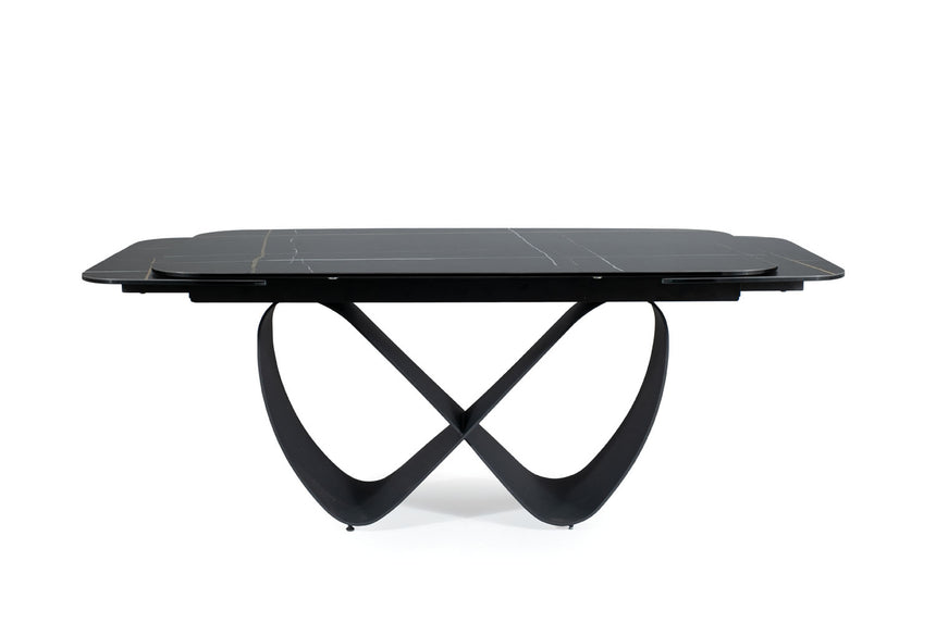 LA Infinity black bővíthető étkezőasztal (160-240)