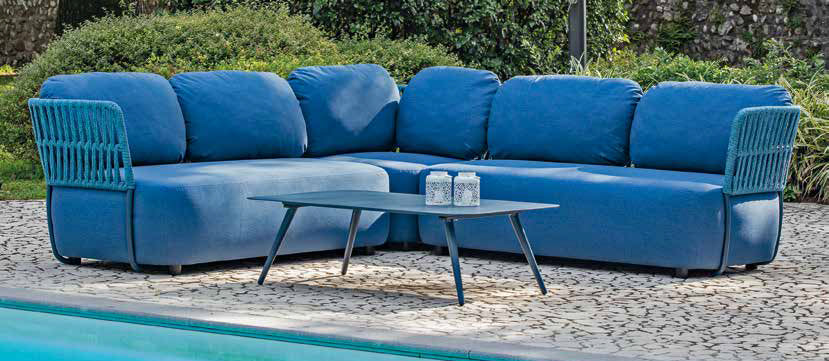 Grattoni Soft modular kerti garnitúra 4 személyes