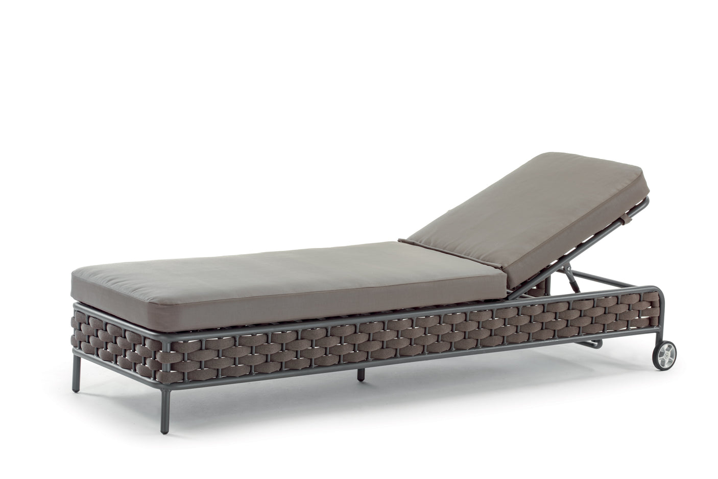 Grattoni Panama napozóágy, antracit/barna