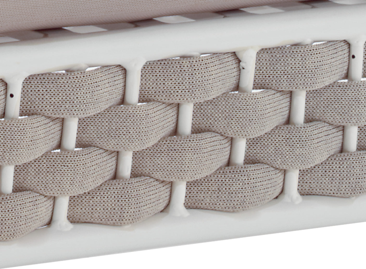 Grattoni Panama napozóágy, fehér/bézs