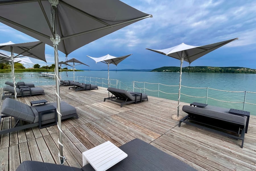 Grattoni Bite D napozóágy, antracit