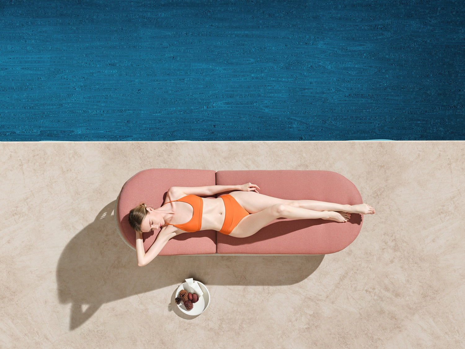 Higold Vasca napozóágy, coral