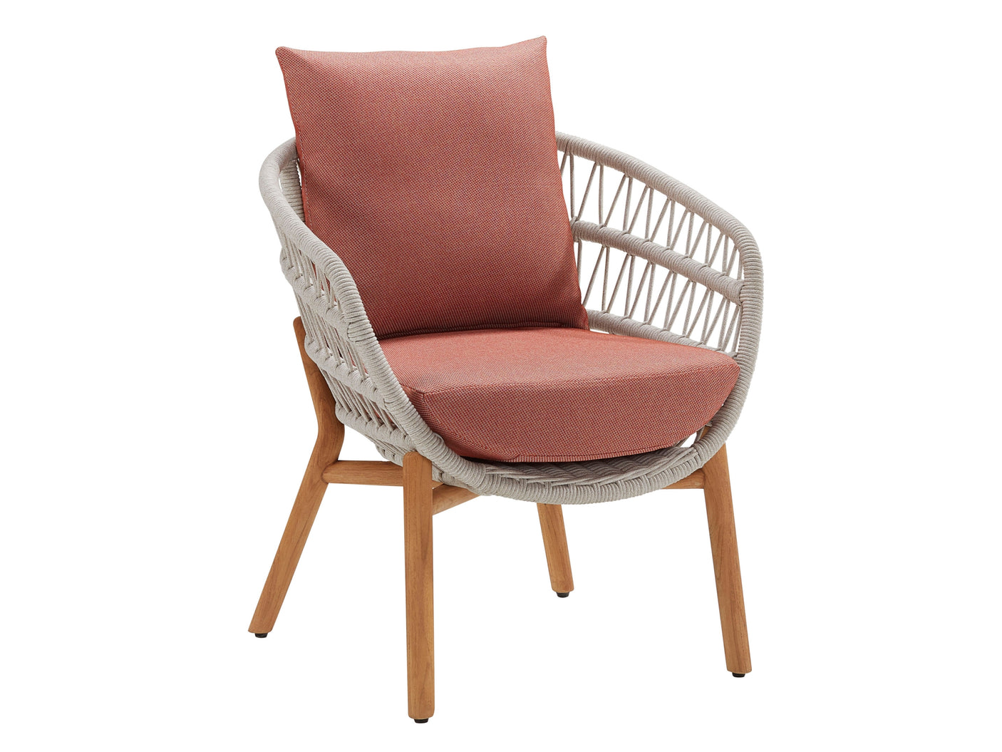 Higold Vasca kerti étkezőszett, 6 személyes - coral