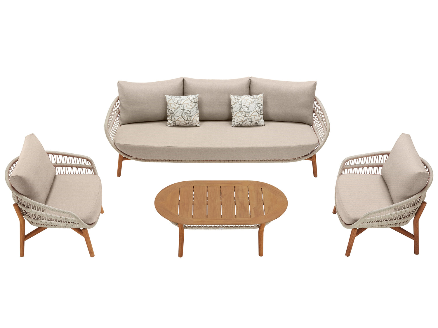 Higold Vasca kerti ülőgarnitúra, 5 személyes - bézs