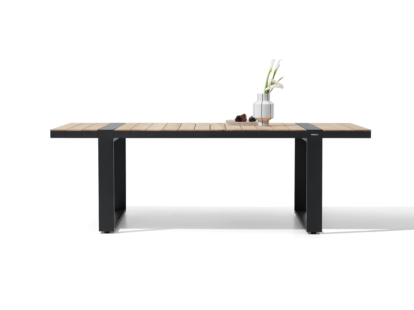 Higold Cambusa kerti étkezőszett, 6 személyes - antracit