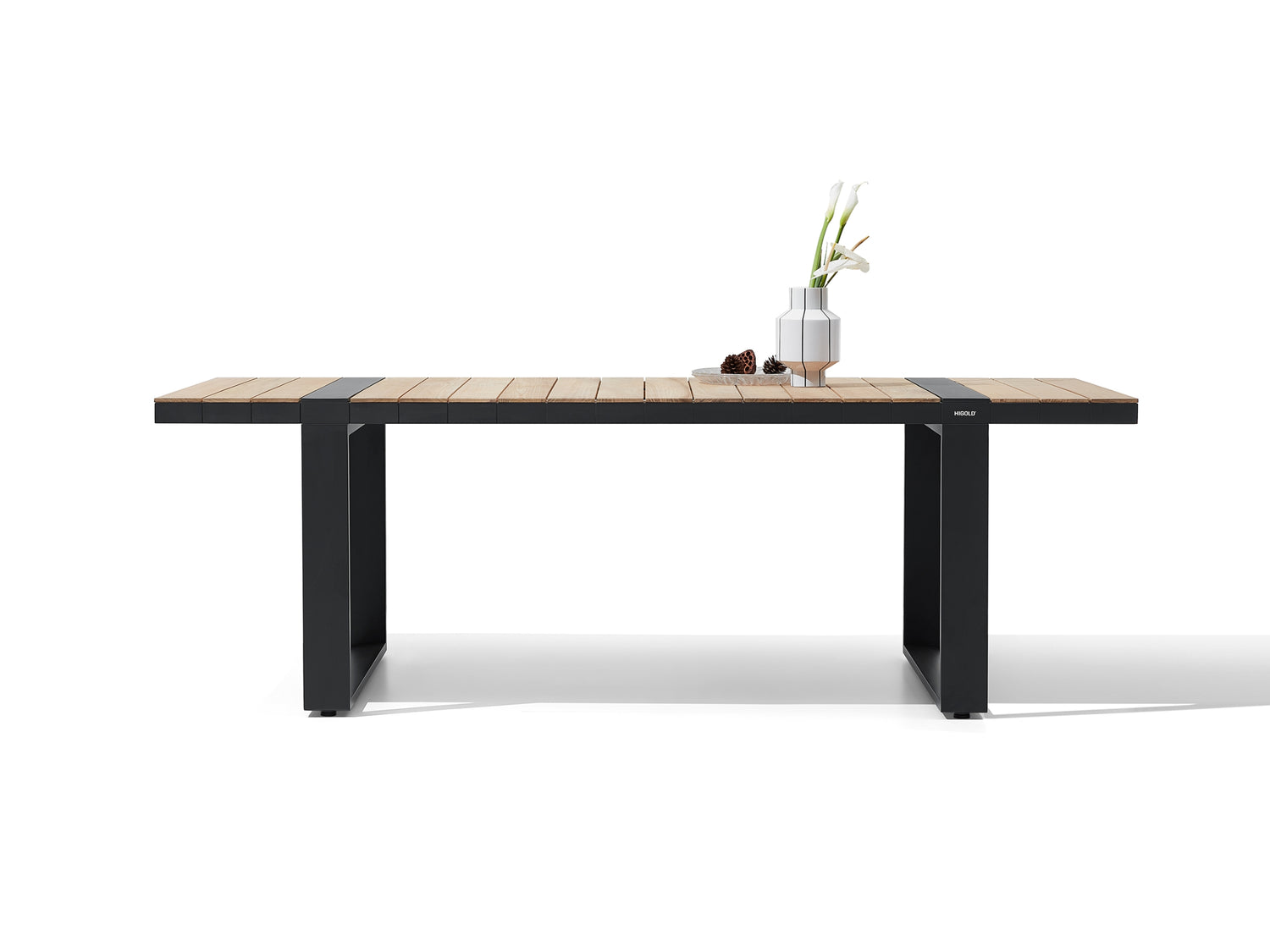 Higold Cambusa kerti étkezőszett, 6 személyes - antracit