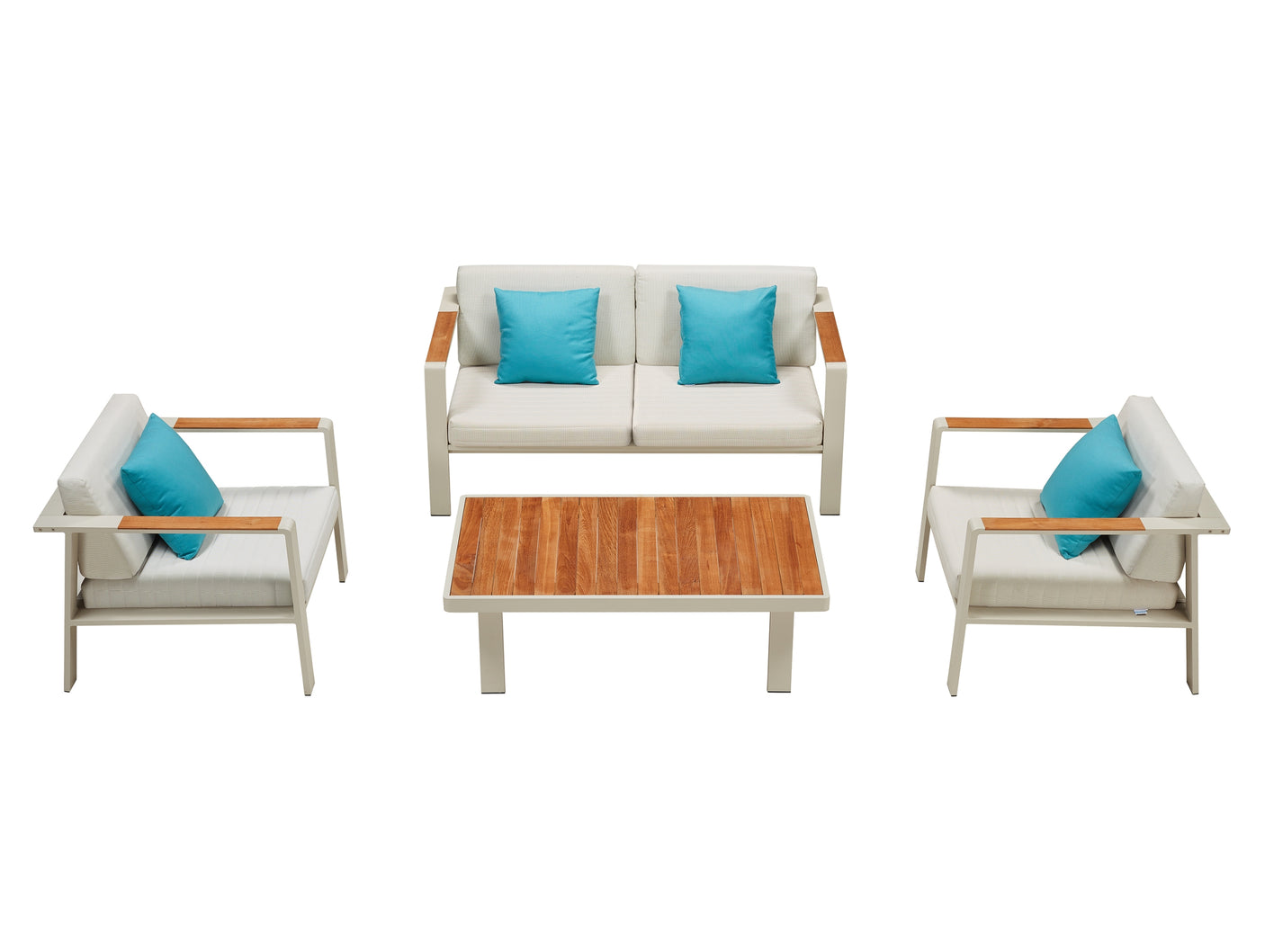 Higold Nofi kerti ülőgarnitúra, 4 személyes - fehér