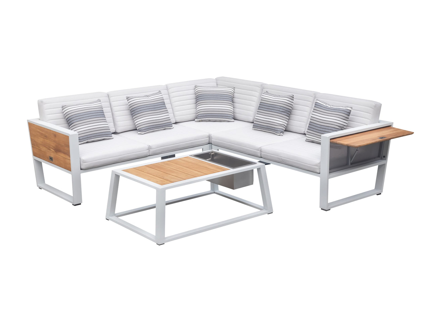 Higold York kültéri sarokkanapé garnitúra, 4 személyes